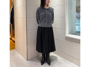 半端丈ボトムスをトレンドの「ロングブーツ」でさらにあか抜け！ 40代がマネしたい秋冬ブーツコーデ
