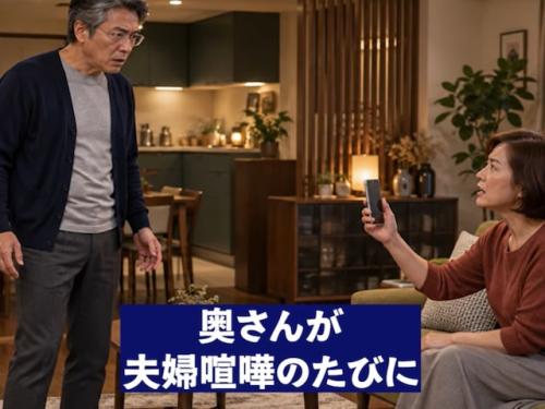 夫婦げんかのたび、妻は夫を挑発して……(画像出典:岡野あつこ【離婚・修復】解決チャンネル)