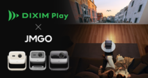 テレビ番組視聴アプリ「DiXiM Play」、Google TV搭載プロジェクター「JMGO N1Sシリーズ」の最新3機種に対応