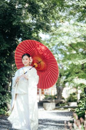 【驚異の9万円台】肥後細川庭園での本格和装前撮りが￥99,800！人気ロケーション肥後細川庭園でのロケーションフォトプランの受付開始｜INAI WEDDING WASOU浅草本店
