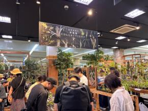【開催レポート】都内最大級のガーデンセンターに珍植物生産者が集結。200匹のカブトムシふれあい企画も