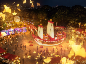 悠久の時を超えるナイトイベント「ひかりの鴻臚館まつり」が10月17日(土)より開催