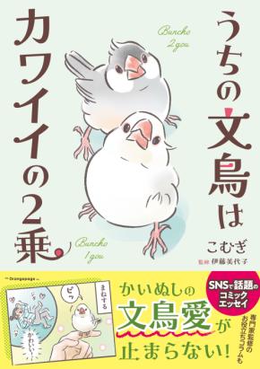「文鳥界隈」から圧倒的共感! SNSで話題のコミックエッセイ『うちの文鳥はカワイイの2乗』9/28発売 「わかる!」の嵐を呼んだ4コマ漫画が、加筆修正&描き下ろしを加えて待望の書籍化