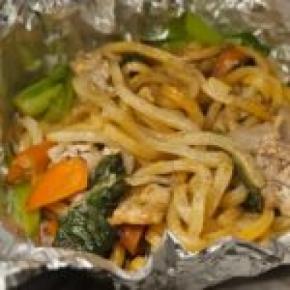 クックパーで作る焼きうどん
