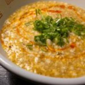 中華風豆腐カニ雑炊