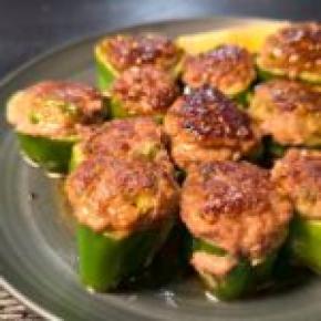 ピーマンの令和風肉詰め