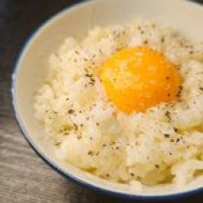塩卵かけご飯