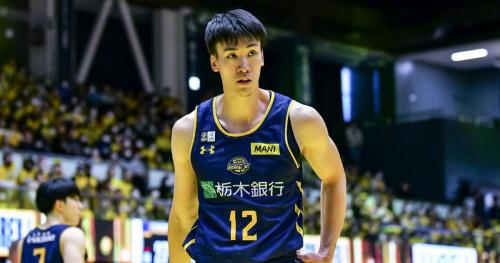 コートに復帰した宇都宮ブレックスの高島紳司