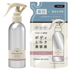 簡単薬用ケアで秋冬肌へ、ナリス化粧品からローズの香りの「ボディ用ミスト状美容液」発売