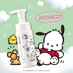 『ちふれ 泡洗顔』が「ポチャッコ」とコラボレーション
