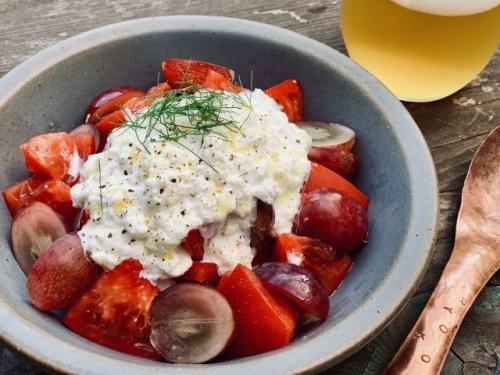ブラータチーズ　おつまみレシピ　ビール