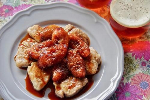 無花果 バルサミコソース ポークソテー おつまみレシピ ビール