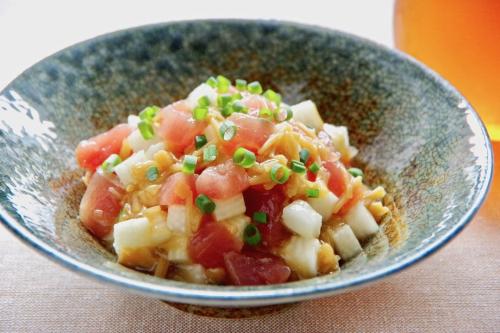 マグロ 長芋 ナメタケ おつまみレシピ ビール