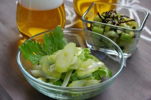セロリの定番おつまみ2種 レシピ