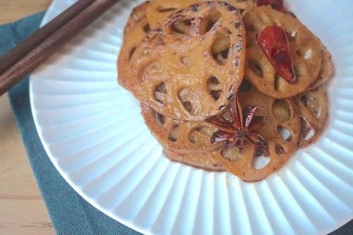 れんこんの八角黒酢漬け おつまみレシピ 簡単