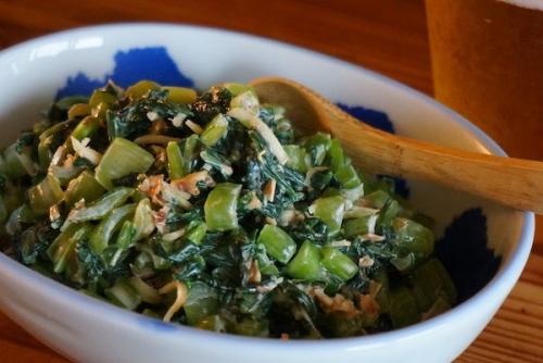 小松菜 コールスロー おつまみレシピ ビール