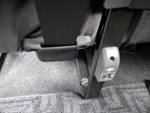 車内でスマホの充電も可能