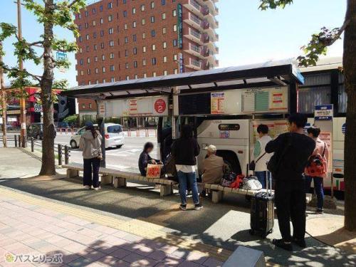 別府北浜・2番バス乗り場