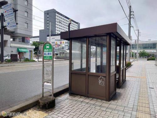 日本中央「富山駅前」バス乗り場