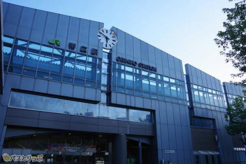 夕暮れの帯広駅