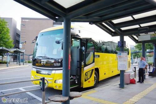 帯広駅前バス停に到着。お疲れ様でした!