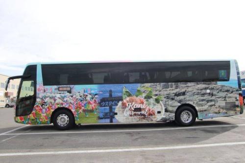 えさし号のデザイン(画像提供:宗谷バス)