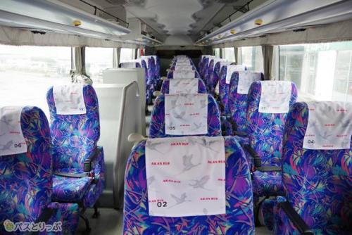 バス車内の様子