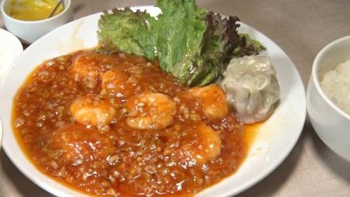 小エビのチリソース