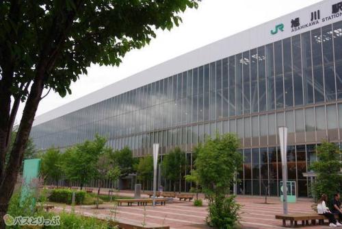 15:15に旭川駅前へ到着！