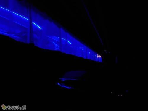 休憩開始のブルーライト