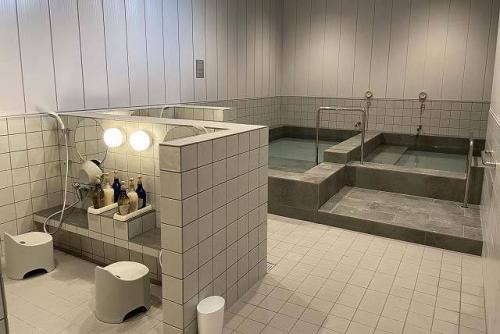 炭酸泉と普通湯のお風呂