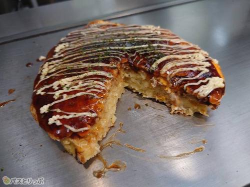 パンケーキのような、ミックス玉子