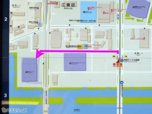 ざっくりルートを示すと、これだけ!(駅MAPに加筆)