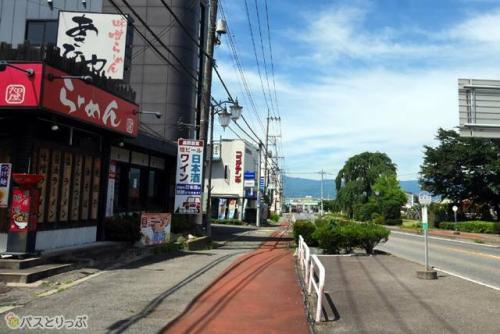 城堀川バス停