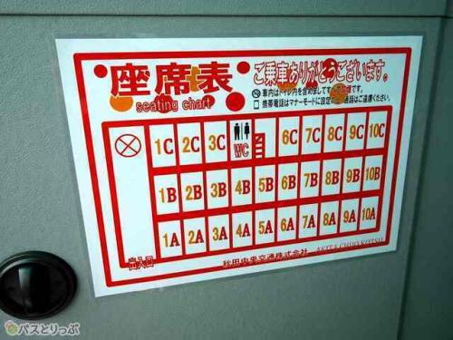 座席表
