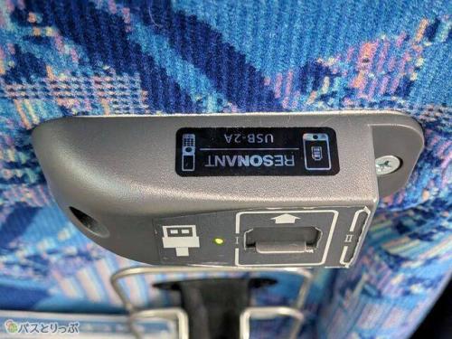充電はUSBポートの車体も