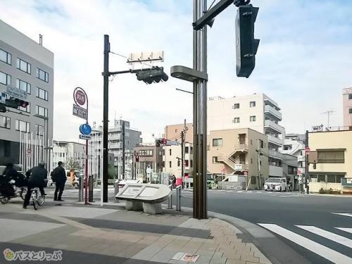 「押上二丁目」交差点