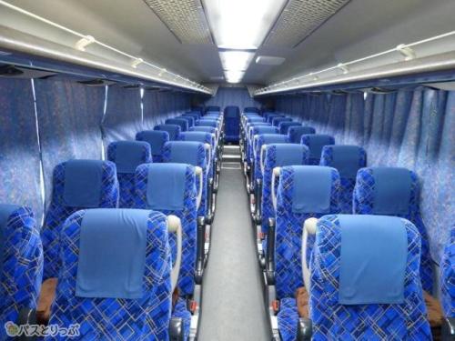 ナイトライナー「関西～関東便」の車内の様子