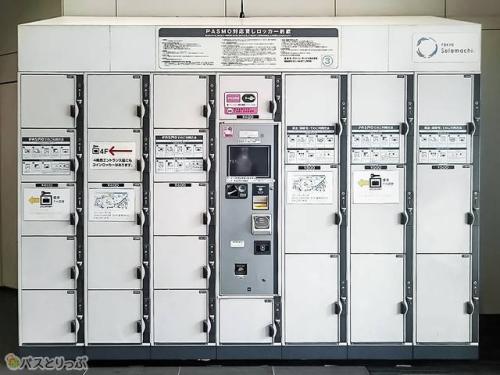 「東京ソラマチ」の各所にもコインロッカー