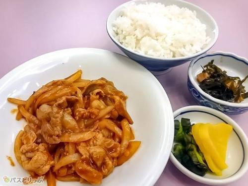 炒り豚とご飯