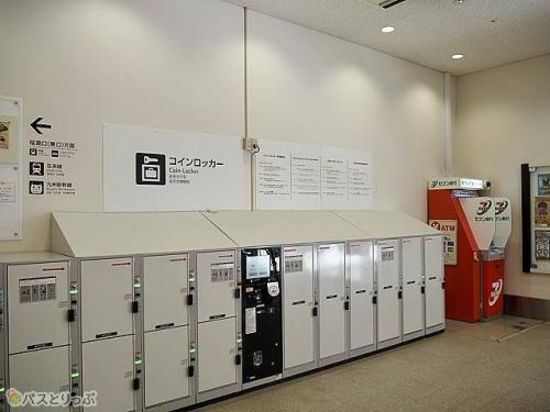 ビックカメラ横から西口へ下りる階段にもロッカーあり、ICが使えます.JPG