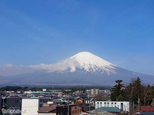 御殿場駅付近からは富士山がくっきり