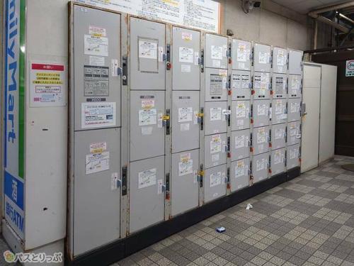 沼津駅南口のコインロッカー