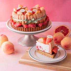 関西：「マザームーンカフェ」白桃の夏季限定タルト2種、8月20日まで展開中