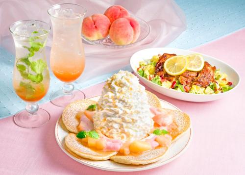 「白桃のパンケーキ」イメージ
