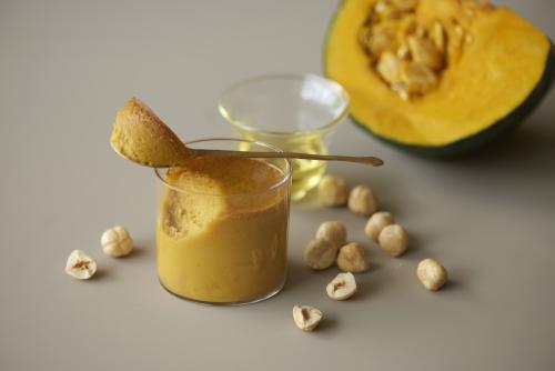 秋季限定フレーバー「ミスターチーズケーキ パンプキン ヘーゼルナッツ ホワイトトリュフ」イメージ