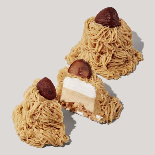 「手しぼり栗のモンブラン」