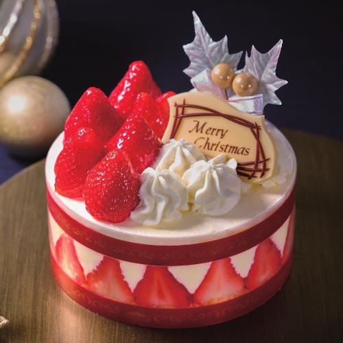 2サイズ展開される「Xmas プレミアム苺デコレーション」税込み4,104円〜