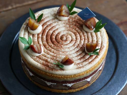 「和栗のメイプルショートケーキ」ピース・税込み880円〜