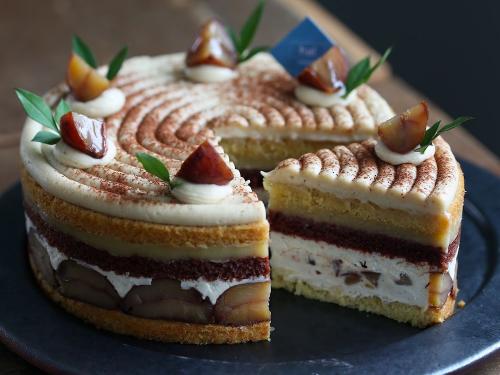 「和栗のメイプルショートケーキ」ピース・税込み880円〜